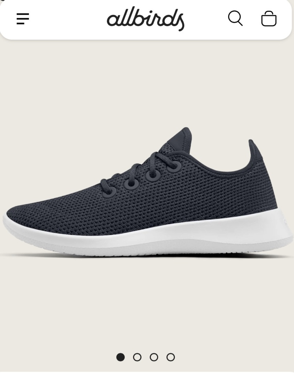 allbirds Men's Athletic Sneaker in Navy Blue